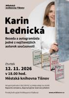 Karin Lednická, beseda se spisovatelkou